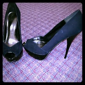 Blackers black platform stilletto heel