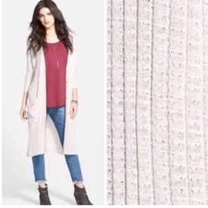Free People Shadow Stripe Cardi