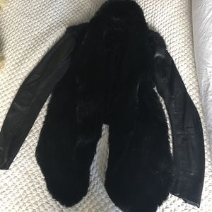 JUNE Fur and Leather Jacket