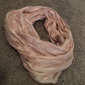 Gold sparkly scarf