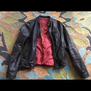 Women's Superdry Leather Jacket Small