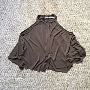 Olive Green Urban Outfitters High-Neck Tank