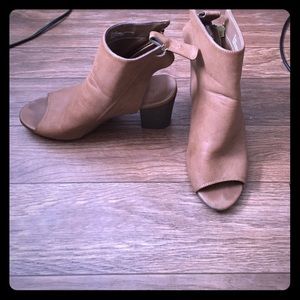Charlotte Ruse Peep toe booties