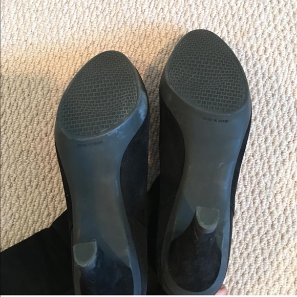 Stuart Weitzman black suede knee high boots - Picture 2 of 3