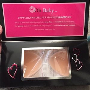 BRAND NEW Nude Silicone Bra Cup Size 34A