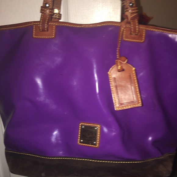 Large purple Dooney&Bourke tote