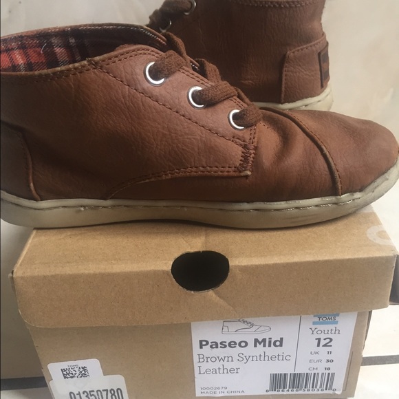 TOMS boys brown casual shoes