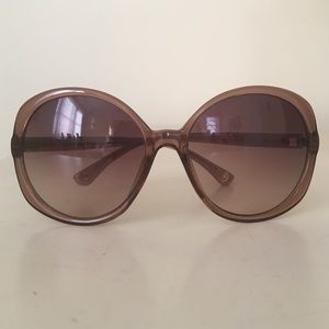 Michael Kors Brown Round Sunglasses