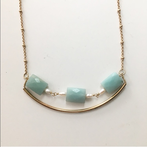 Handmade Turquoise Necklace! - Picture 1 of 2