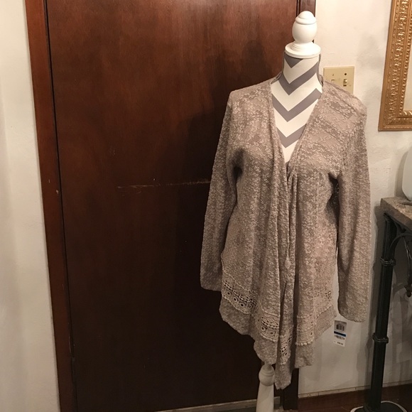 ➕Style and Co. Gray Cardigan-81 - Picture 2 of 4