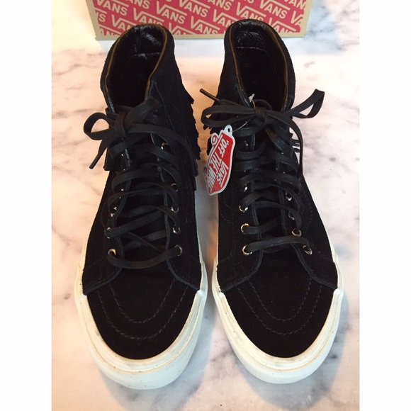 🎉Final Price🎉VANs NWB Blk Suede SK8-Hi Moccasin - Picture 4 of 5