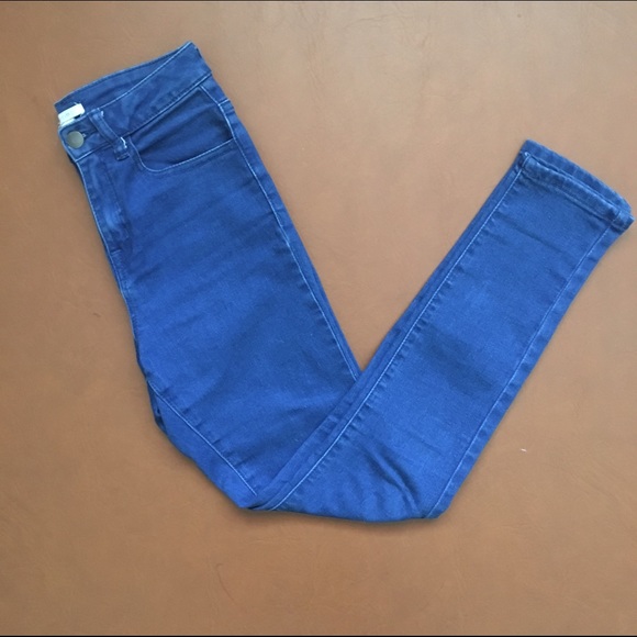 High waisted skinny jean