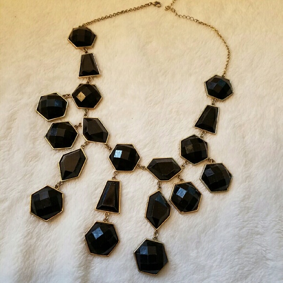 Black & Gold Statement Necklace
