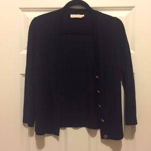 Tory Burch Navy Cardigan