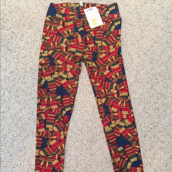 BNWT LuLaRoe (LLR) OS Holiday Leggings - Picture 1 of 2