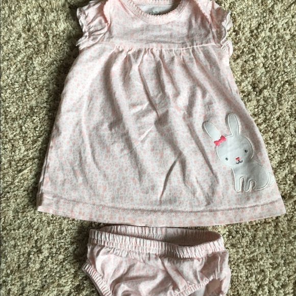 Baby girl bunny dress