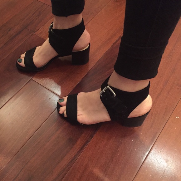 Cute black sandals