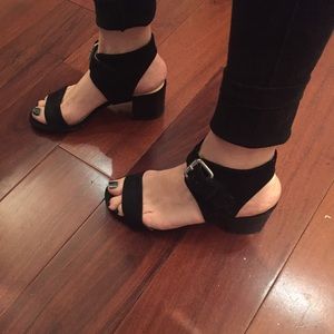 Cute black sandals