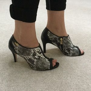 Calvin Klein Peep Toe Booties