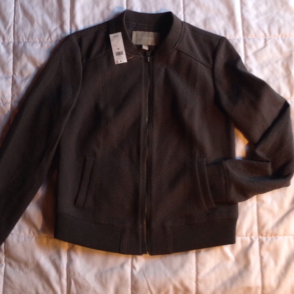 Banana Republic Baseball knit Jacket in Gray