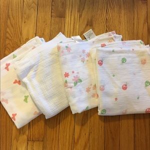 Aden and Anais swaddling blankets