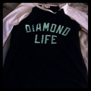 DIAMOND SUPPLY CO. 3/4 SLEEVE TEE