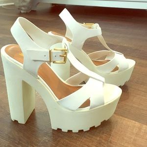 White heels