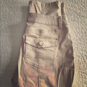 WHBM Khaki Slim Ankle