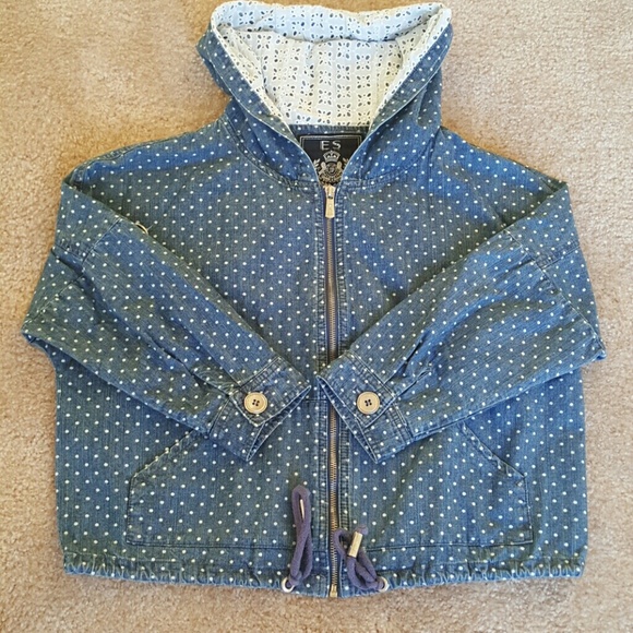 Dot Denim Jacket