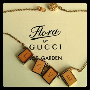 Scrabble Piece Necklace: LOVE