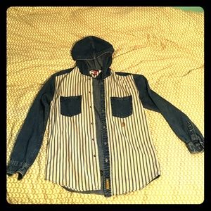 Tommy Hilfiger VINTAGE denim shirt with hood