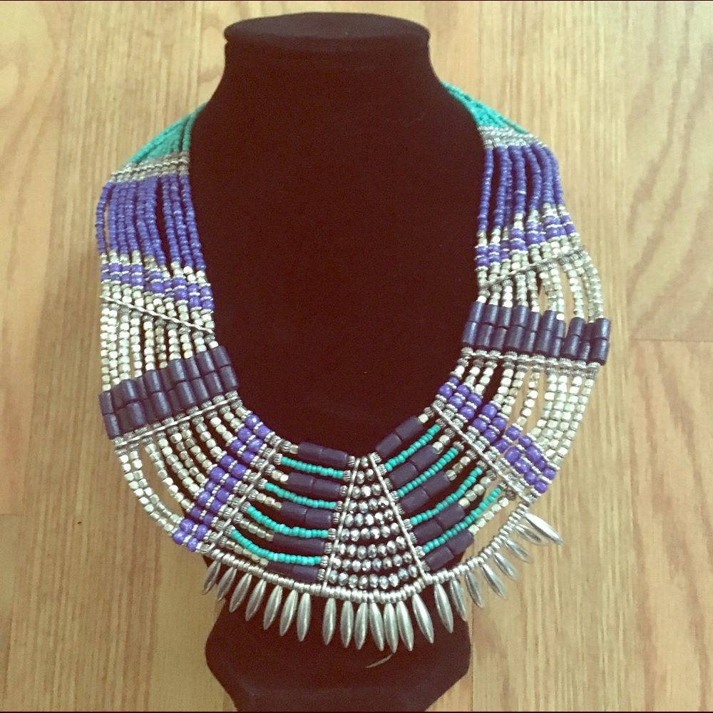 ZAD Edgy beaded statement necklace STITCH FIX