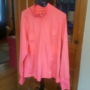 Bright pink Old Navy workout jacket