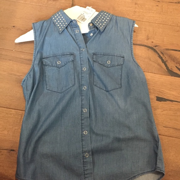 Forever 21 jean blouse