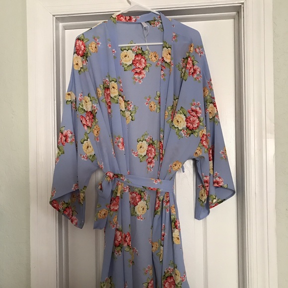 Chiffon PinkBlush Robe - Size Medium