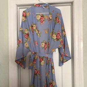Chiffon PinkBlush Robe - Size Medium