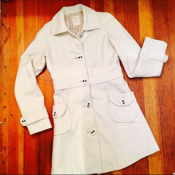 Nordstrom Jackets & Blazers - ❄️Cream Colored Peacoat Jacket