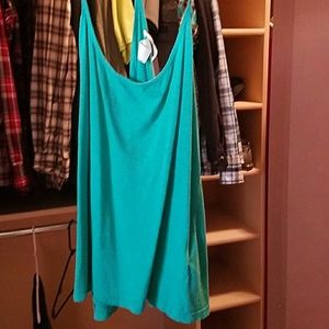 Green H&M basic tank