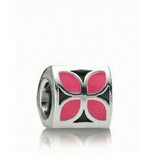 Pandora charm - Pink Flower