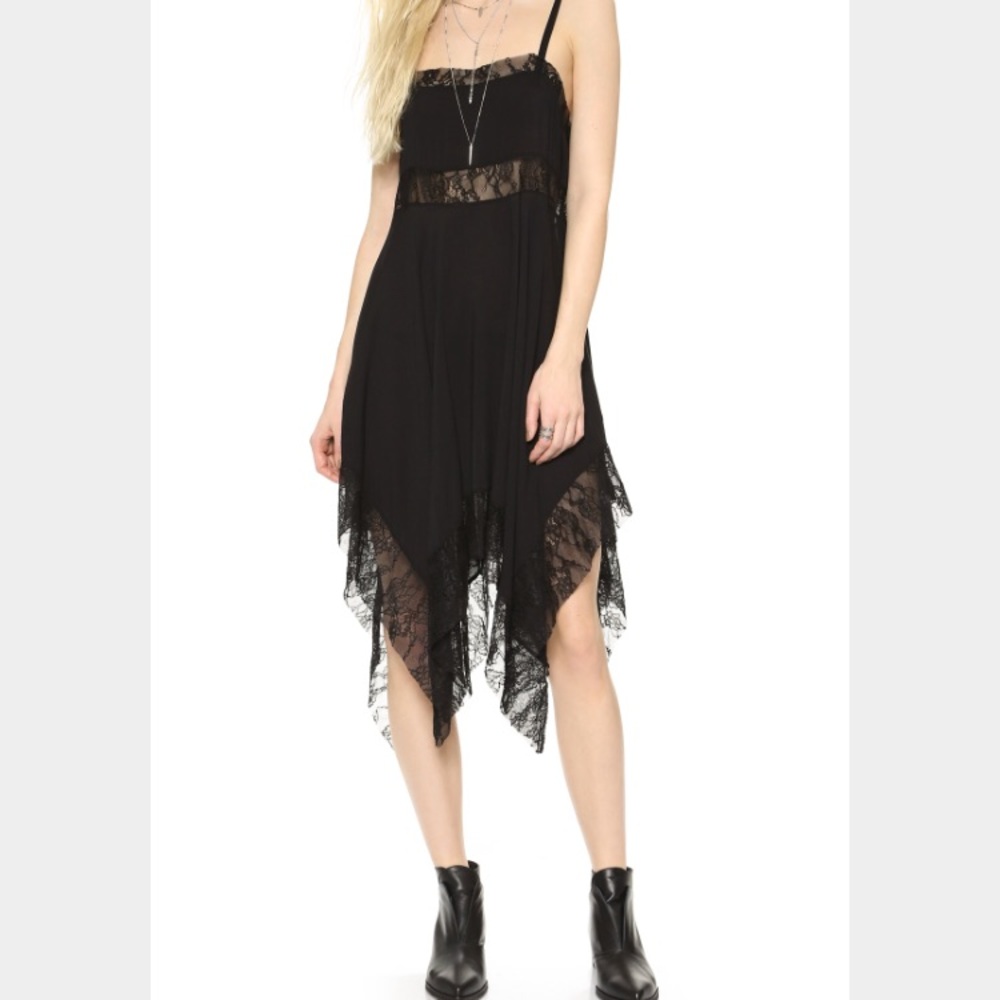 Free People Intimates Dobby Dot Dress