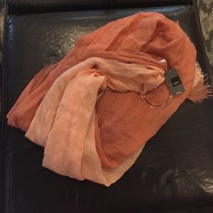 Brand New Peach Colored Scarf