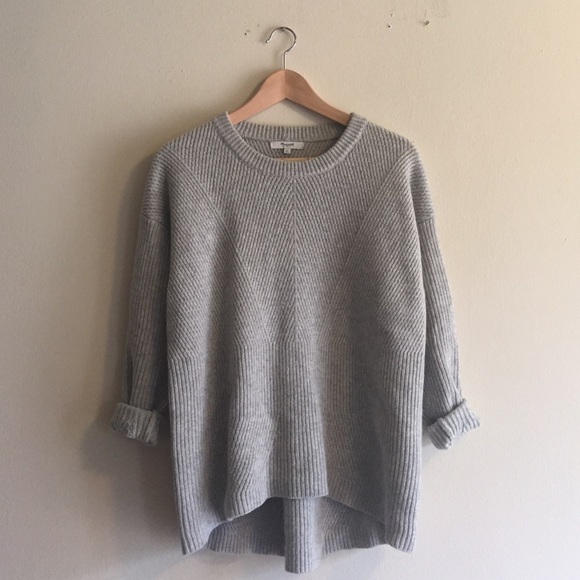 Madewell Sweaters - Madewell Moderne Sweater in Gray