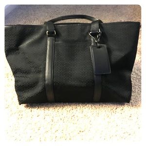 Coach black overnight/ weekend bag