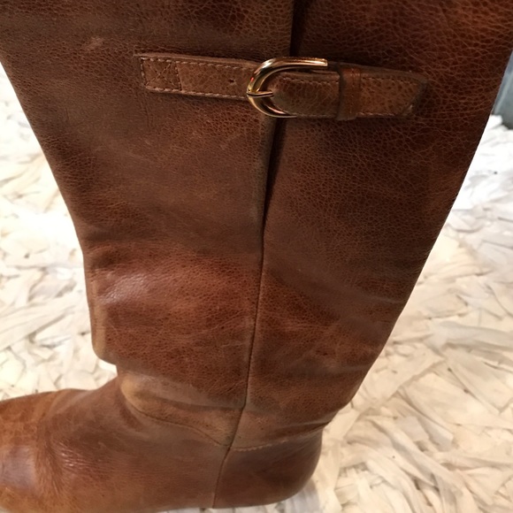 Steven Intyce brown leather boots - Picture 3 of 4