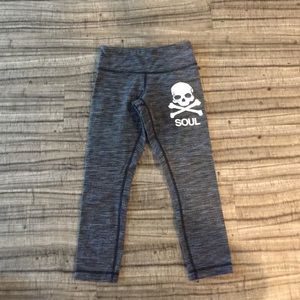 SoulCycle X lululemon cropped tweed legging