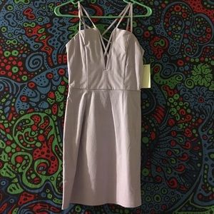 Lavender Criss cross dress