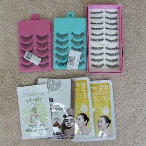 False lashes and Face masks