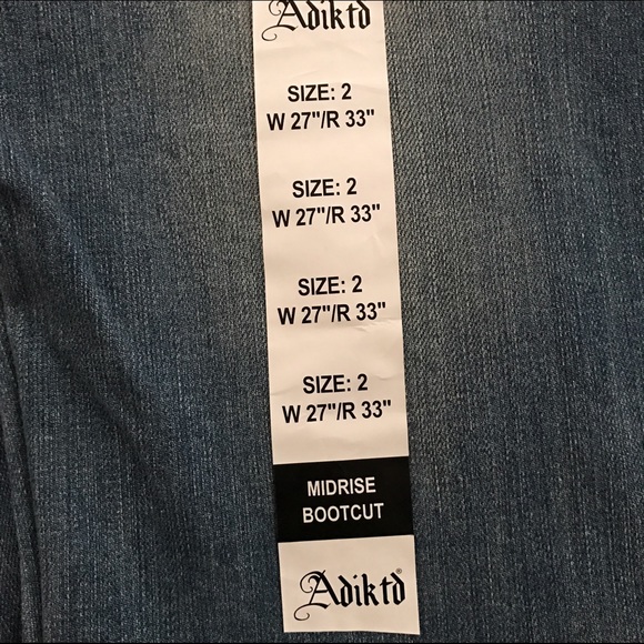 BNWT Adiktd Jeans 27x32 - Picture 3 of 5