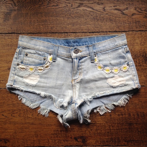 LF Carmar Floral Denim Shorts