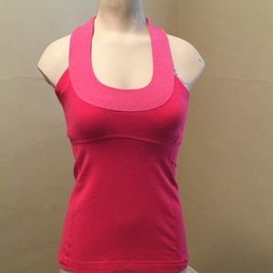 🍋 Lululemon pink scoop neck tank top size 4